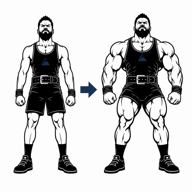 Strength training guide image for lifters working on getting stronger.