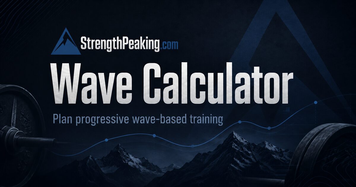 Wave Target Wave Loading Calculator | 8 Week Strength Wave Program
